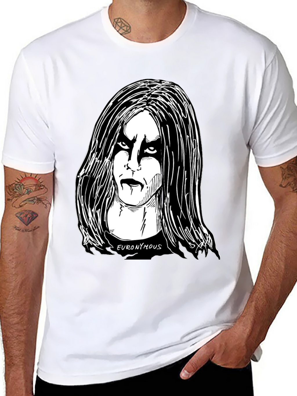 Euronymous Black Metal Graphic Tee