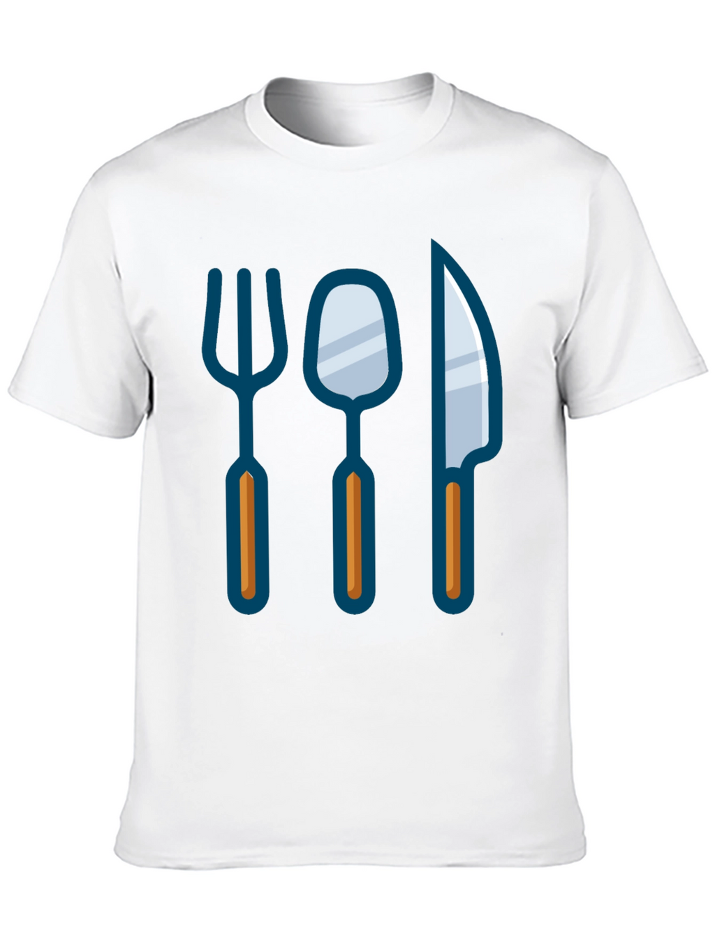 Chefs Utensil Graphic Tee - Kitchen Inspired Design