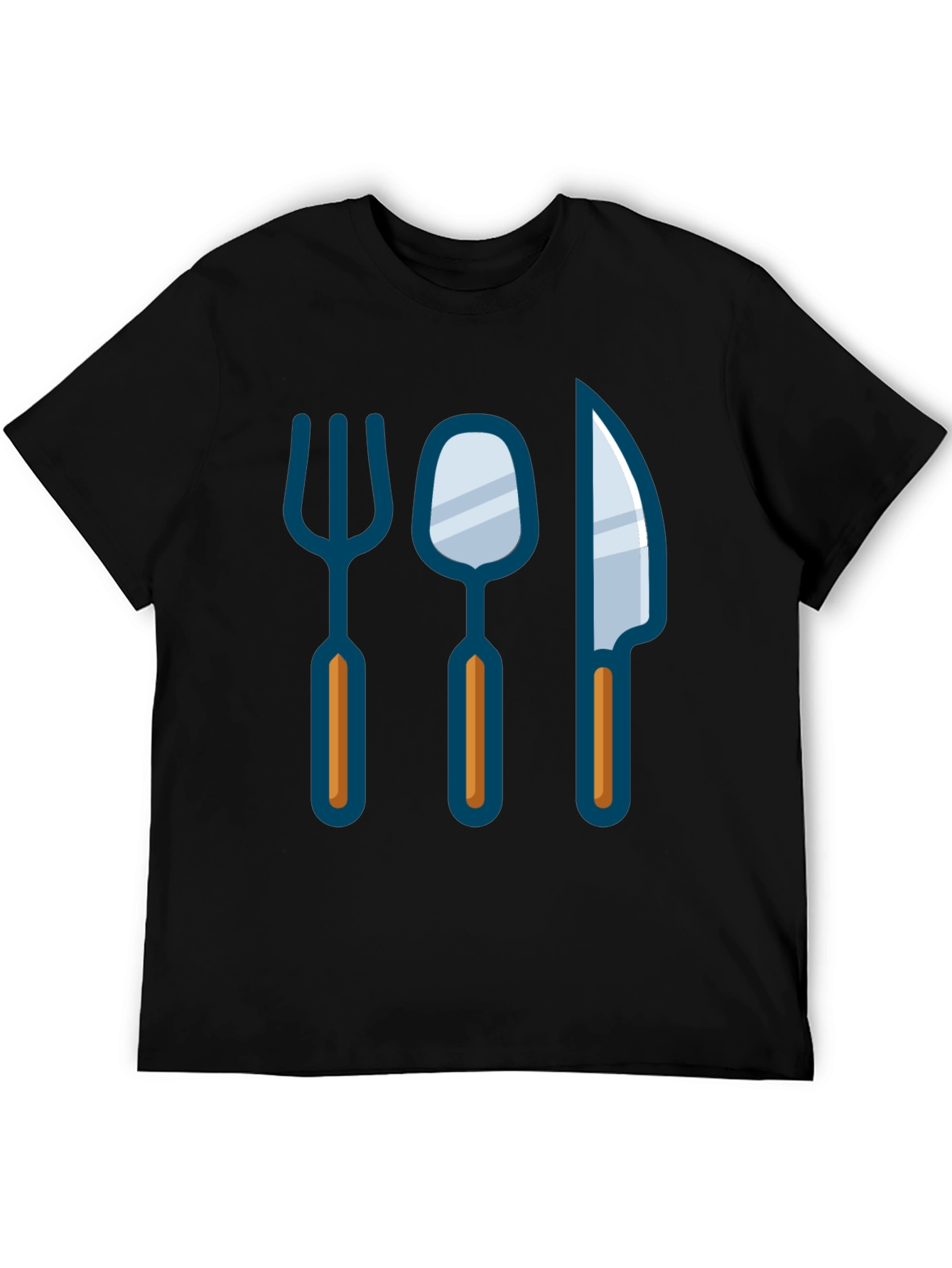 Chefs Utensil Graphic Tee - Kitchen Inspired Design