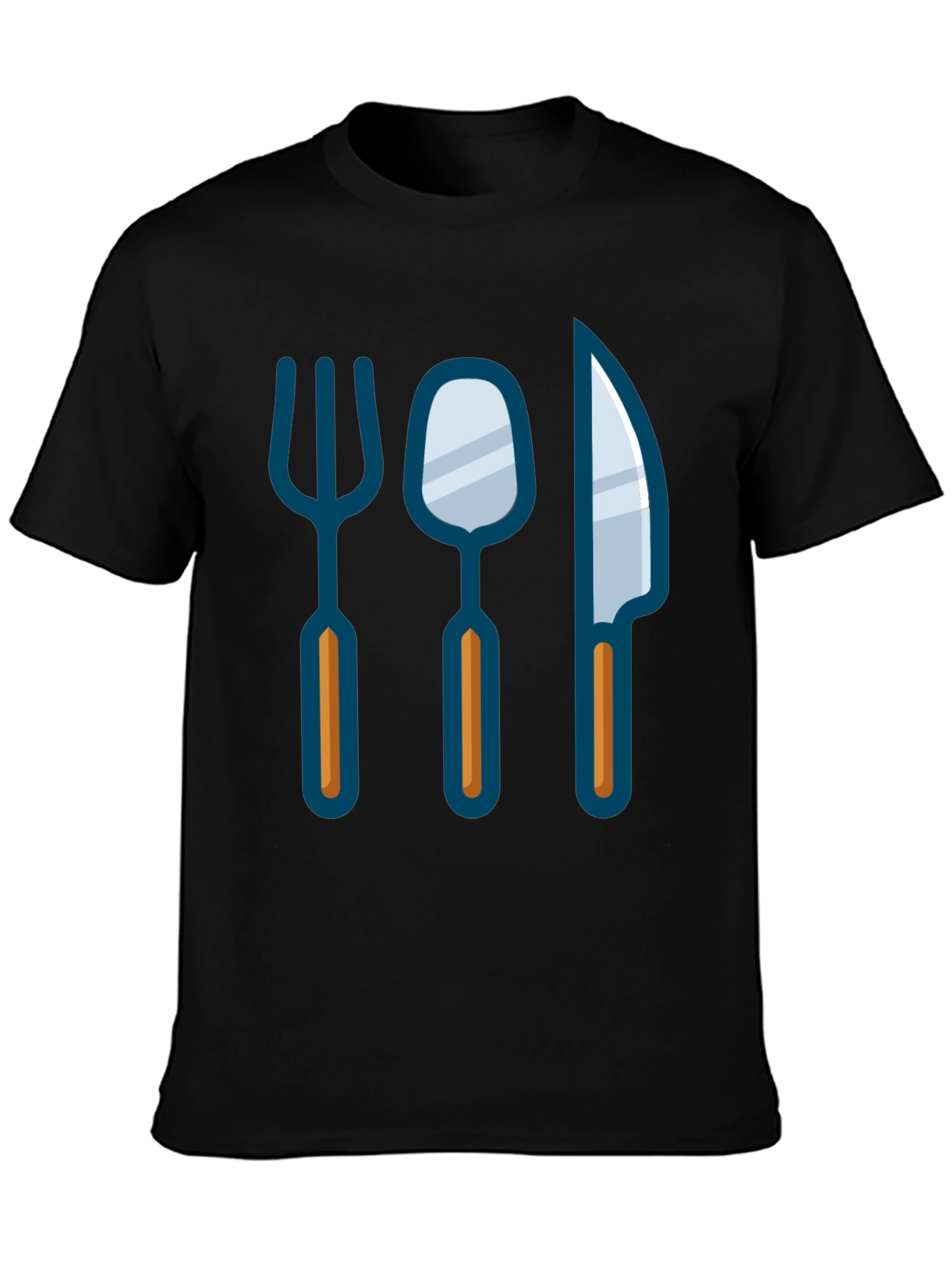 Chefs Utensil Graphic Tee - Kitchen Inspired Design