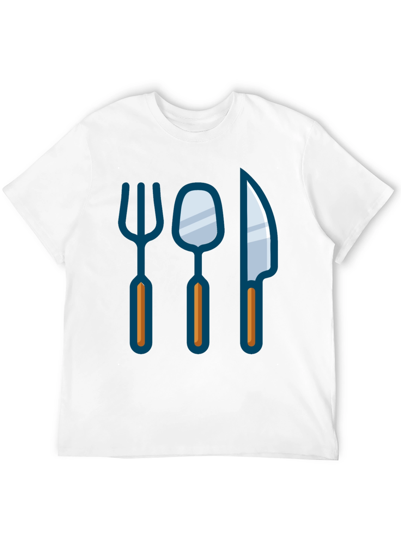 Chefs Utensil Graphic Tee - Kitchen Inspired Design