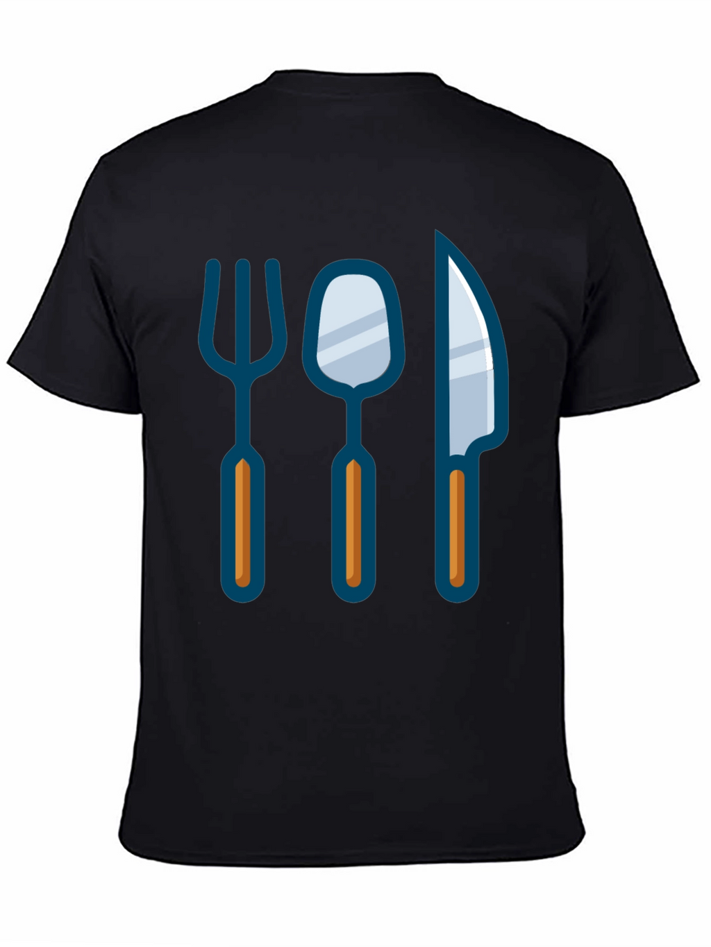 Chefs Utensil Graphic Tee - Kitchen Inspired Design