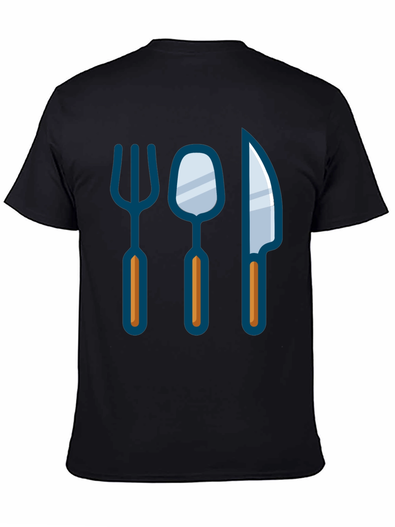 Chefs Utensil Graphic Tee - Kitchen Inspired Design