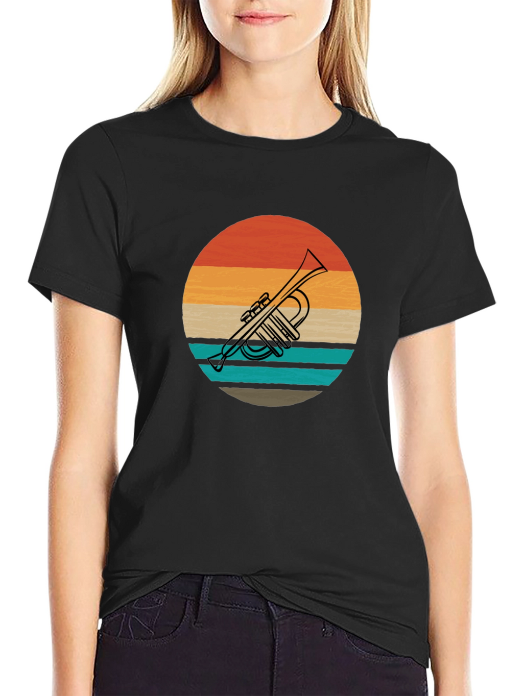 Retro Trumpet Graphic Tee