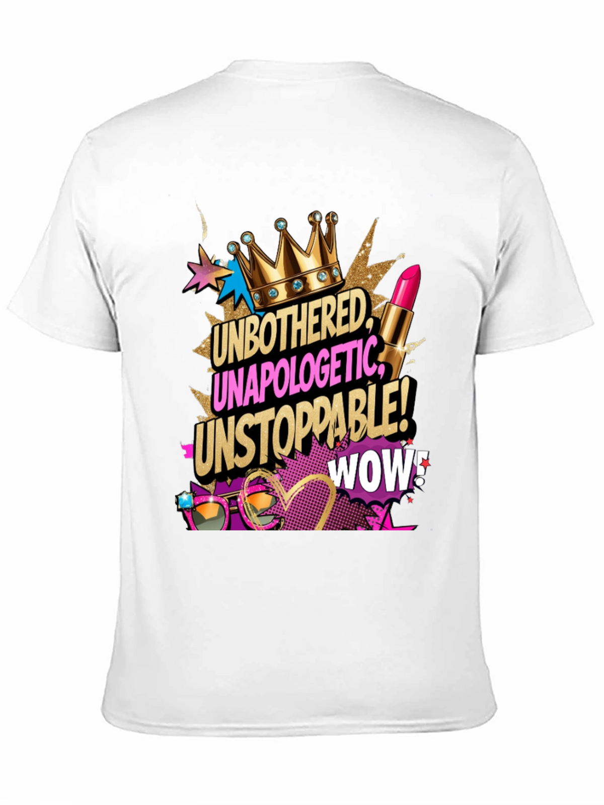 Unbothered Unapologetic Tee - Black