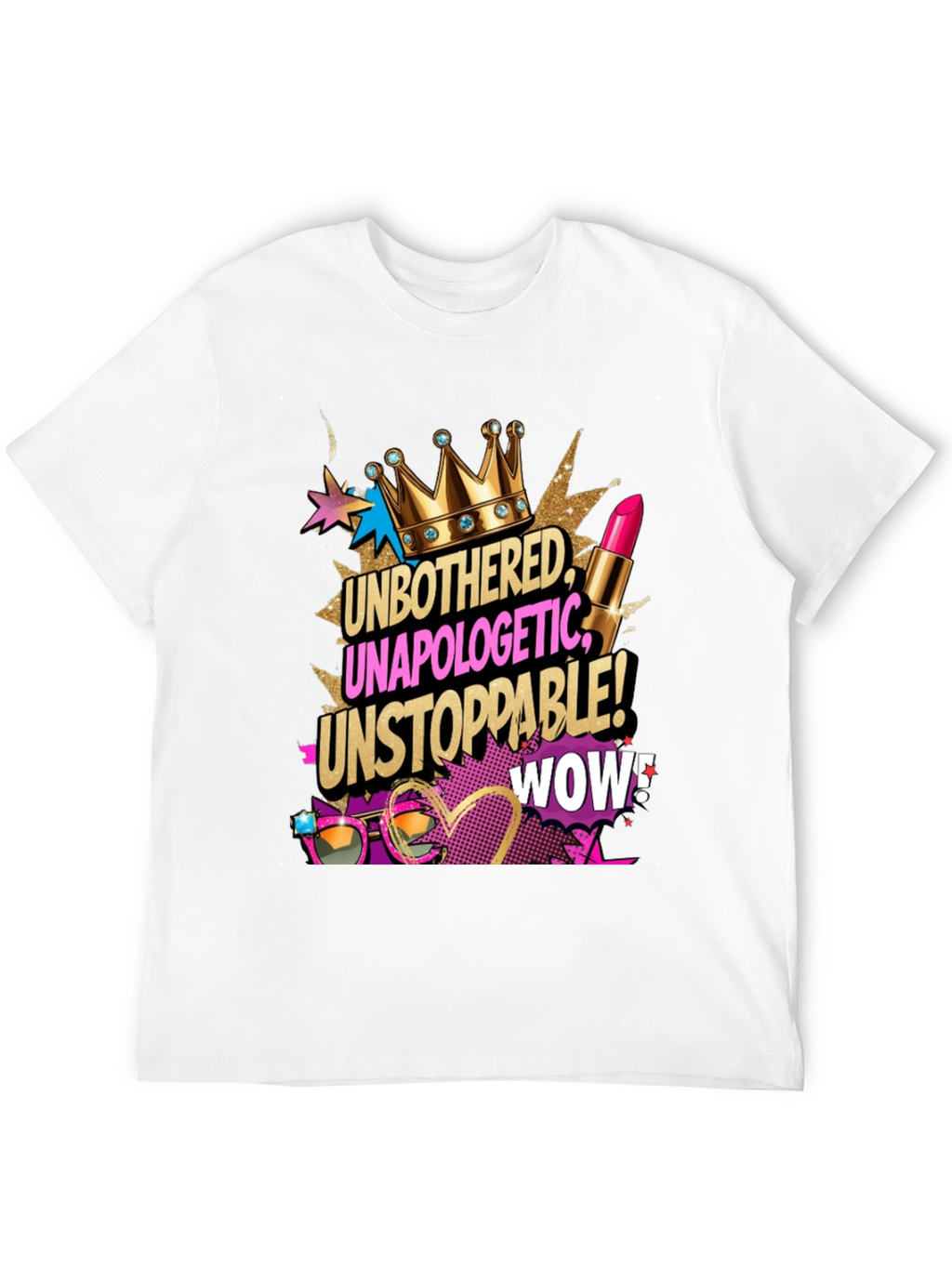 Unbothered Unapologetic Tee - Black