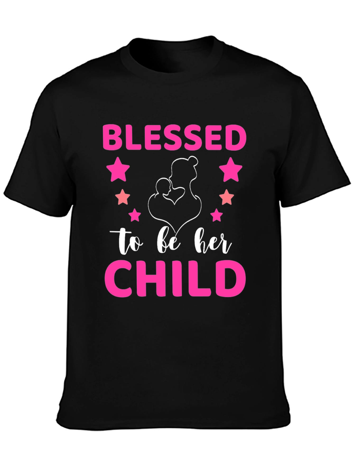 Blessed To Be Her Child Graphic T-Shirt