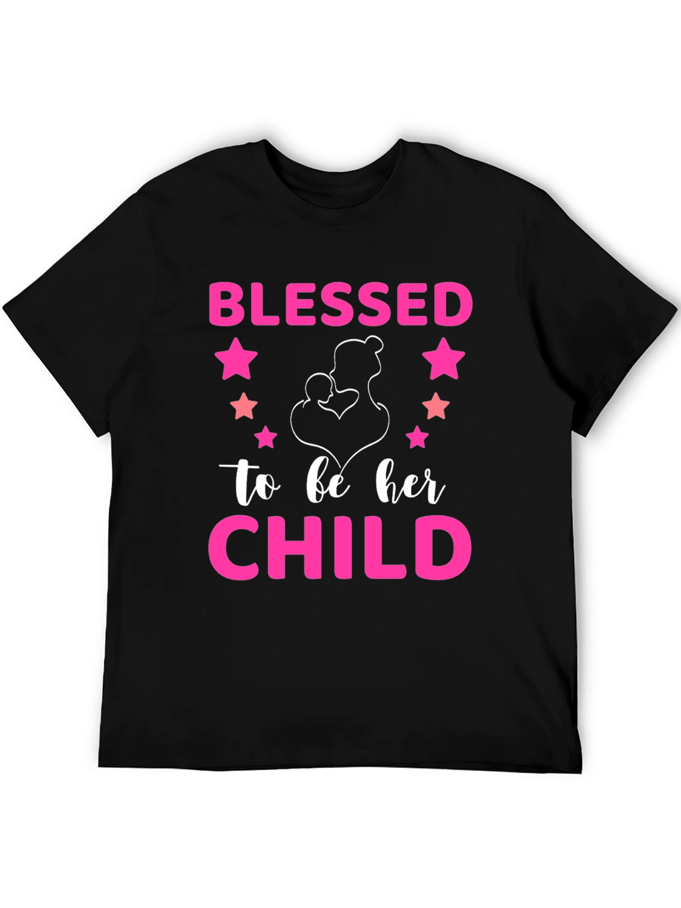 Blessed To Be Her Child Graphic T-Shirt