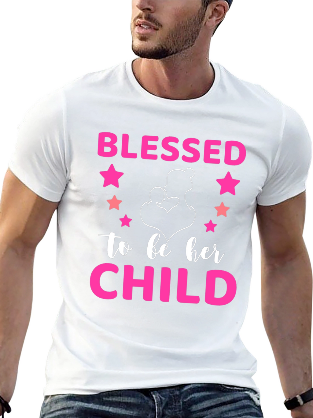 Blessed To Be Her Child Graphic T-Shirt