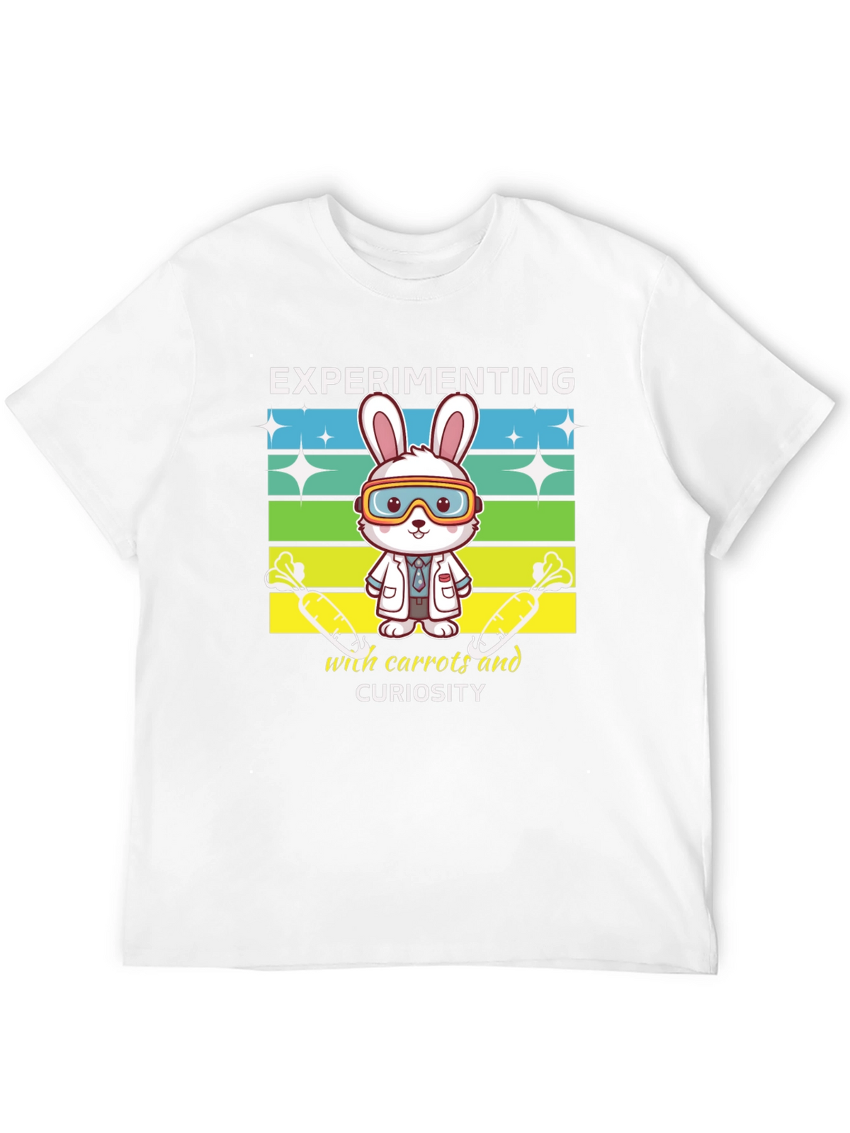 Experimenting Rabbit T-Shirt - Science & Curiosity