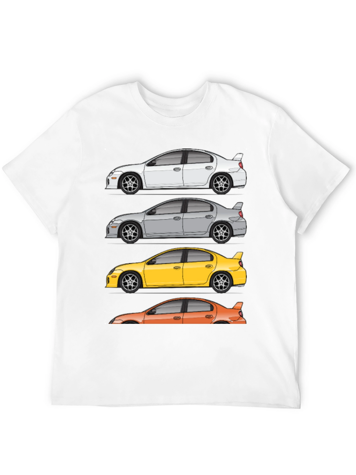 Neon SRT-4 Car T-Shirt - Automotive Enthusiast Tee