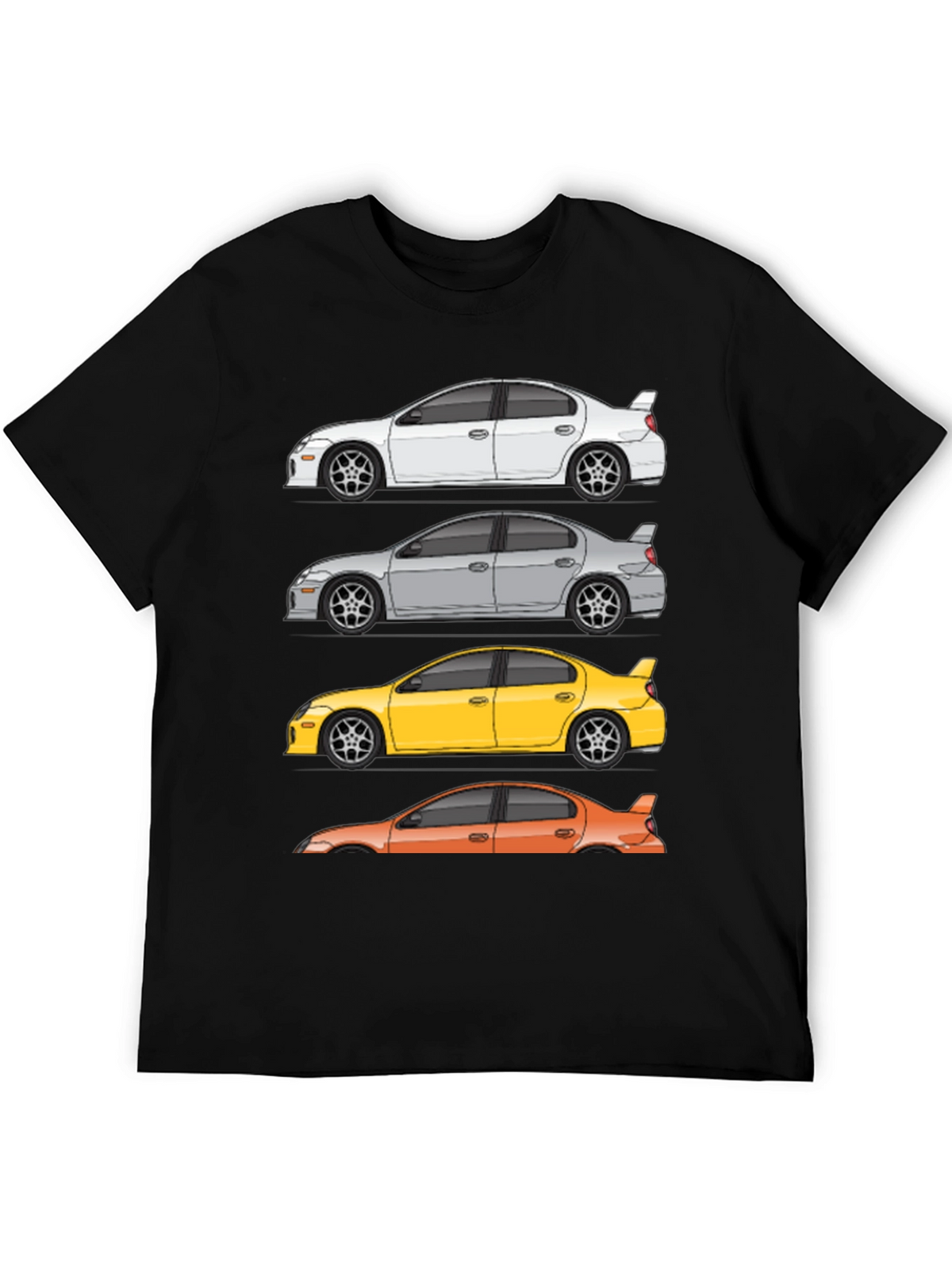 Neon SRT-4 Car T-Shirt - Automotive Enthusiast Tee