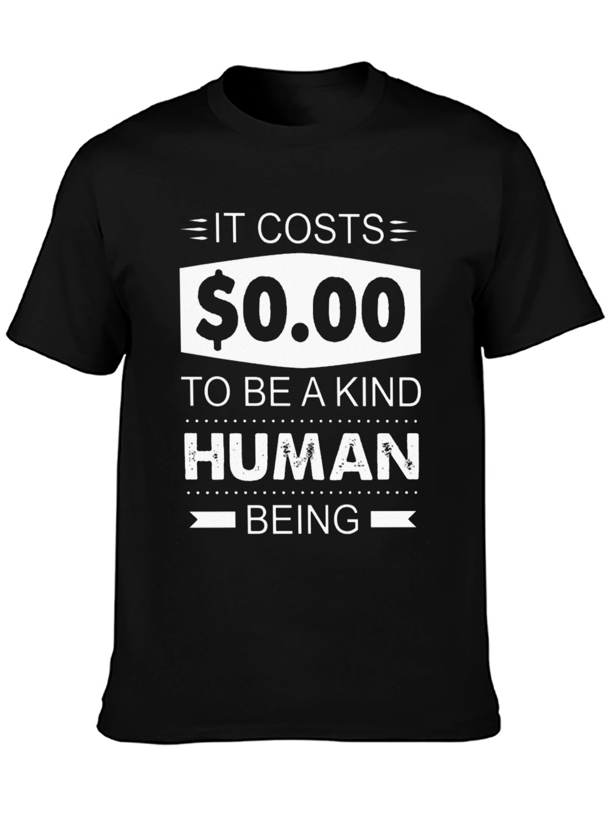 Kind Human Black Graphic Tee