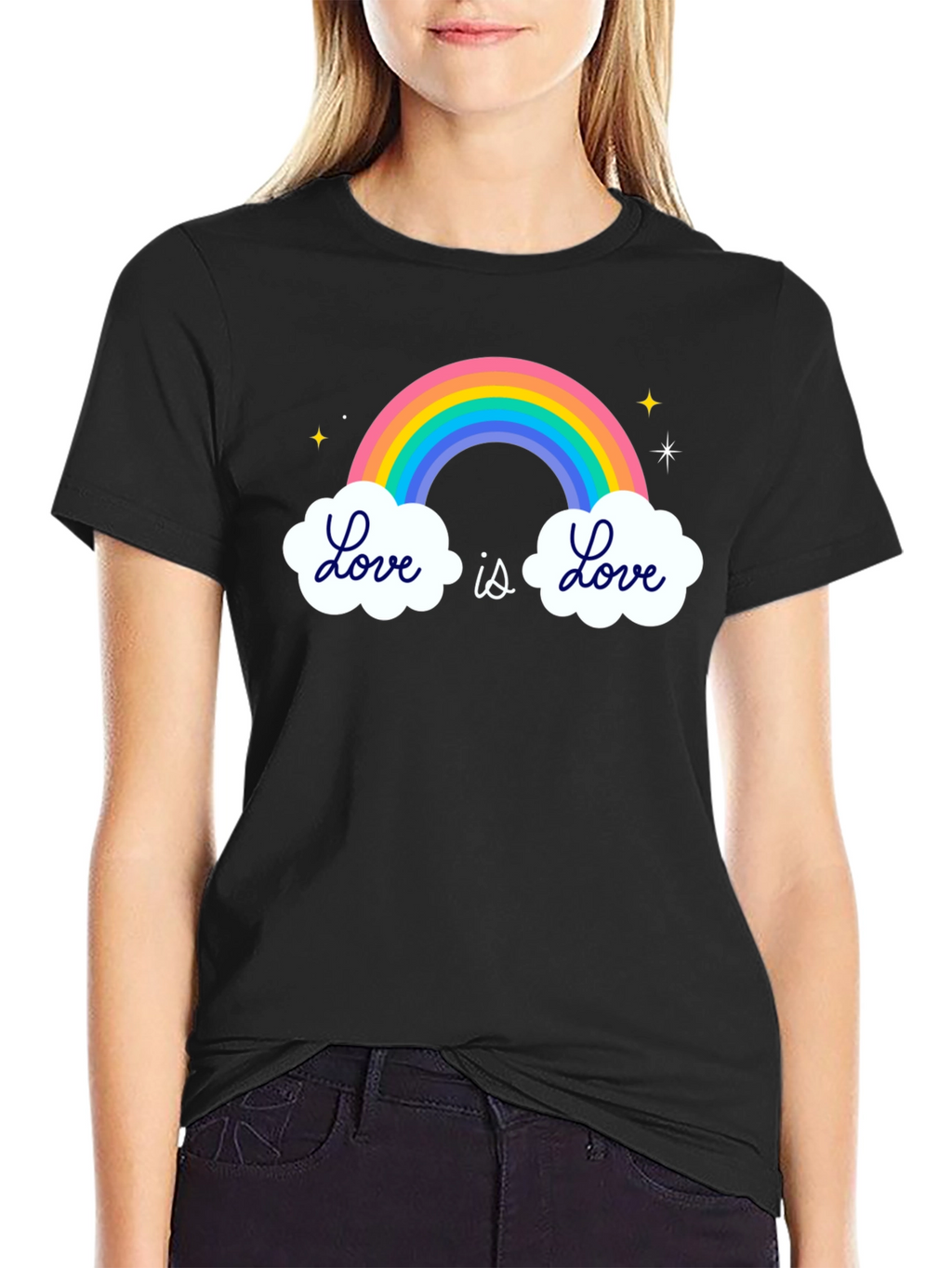Love Is Love Rainbow Graphic T-Shirt