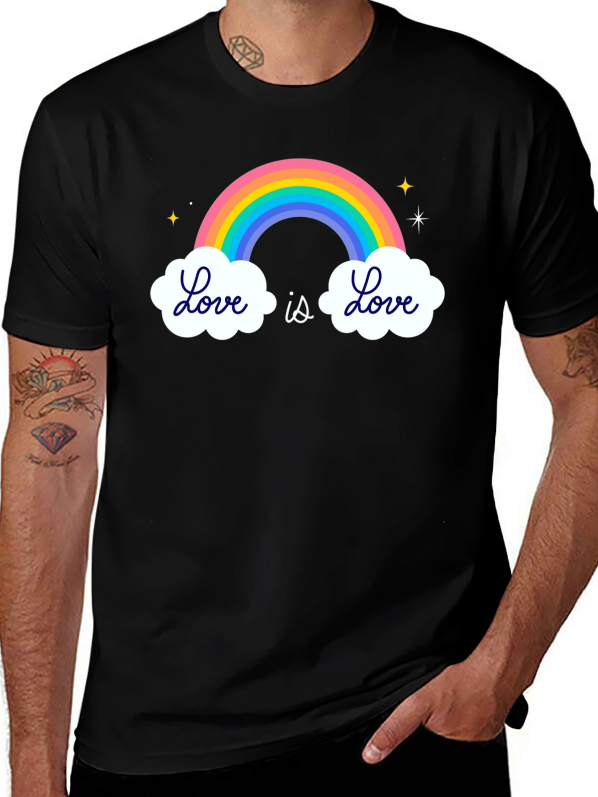Love Is Love Rainbow Graphic T-Shirt
