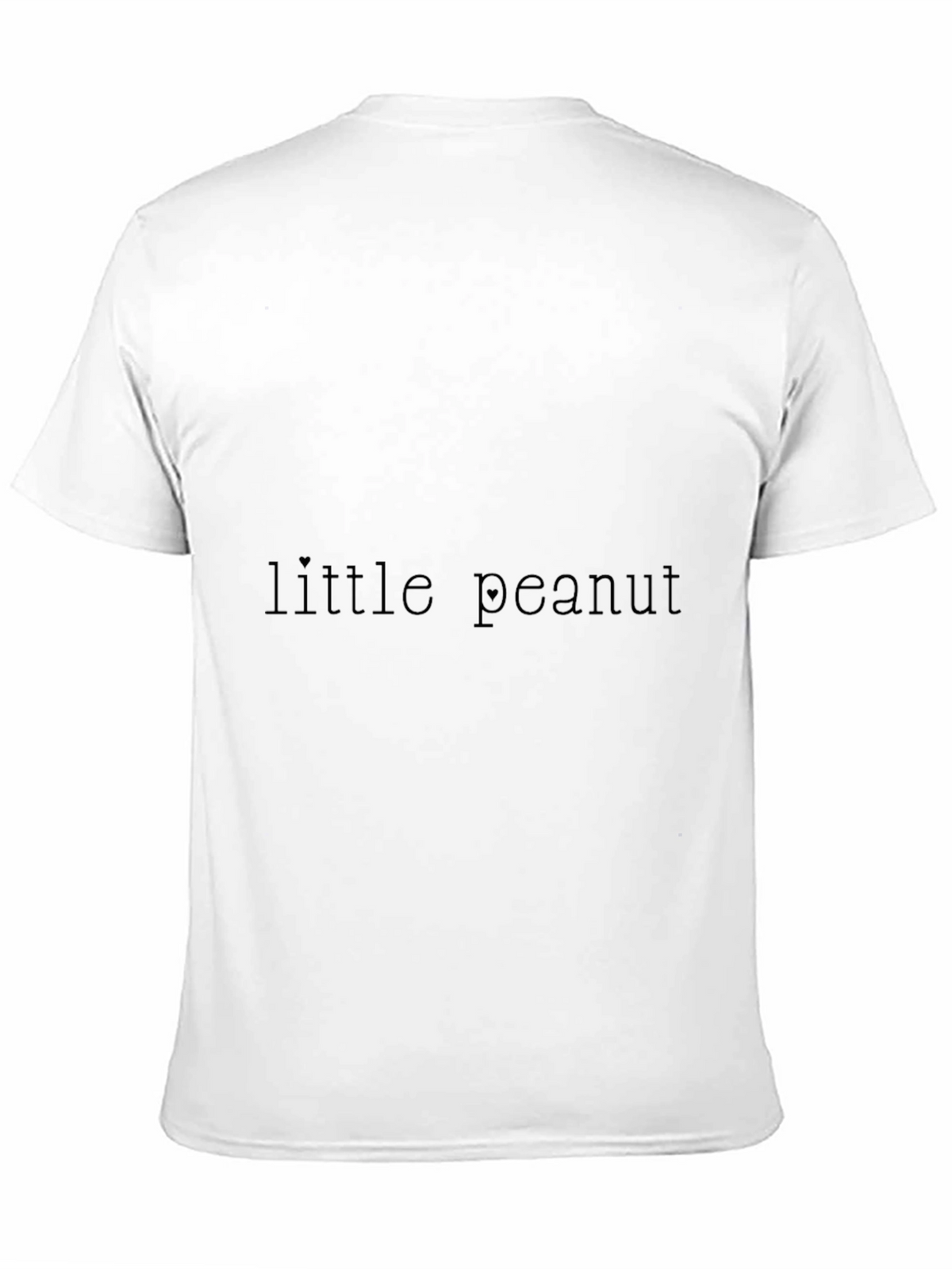 Little Peanut Black Cotton Casual T-Shirt