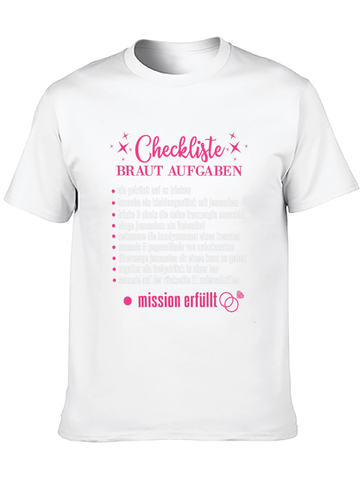 Bride To-Do List T-Shirt