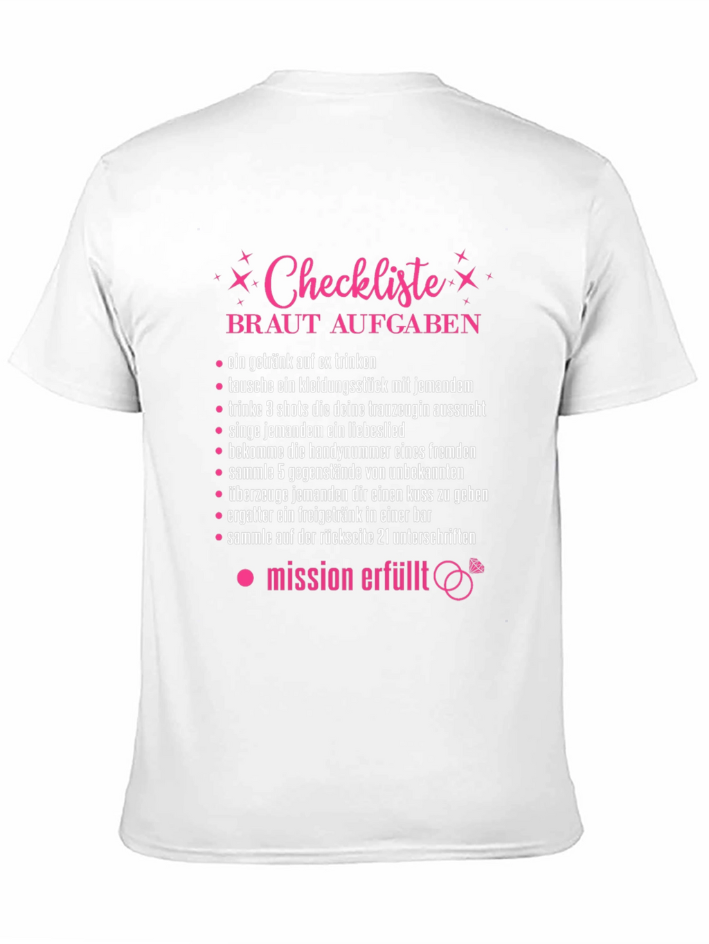 Bride To-Do List T-Shirt