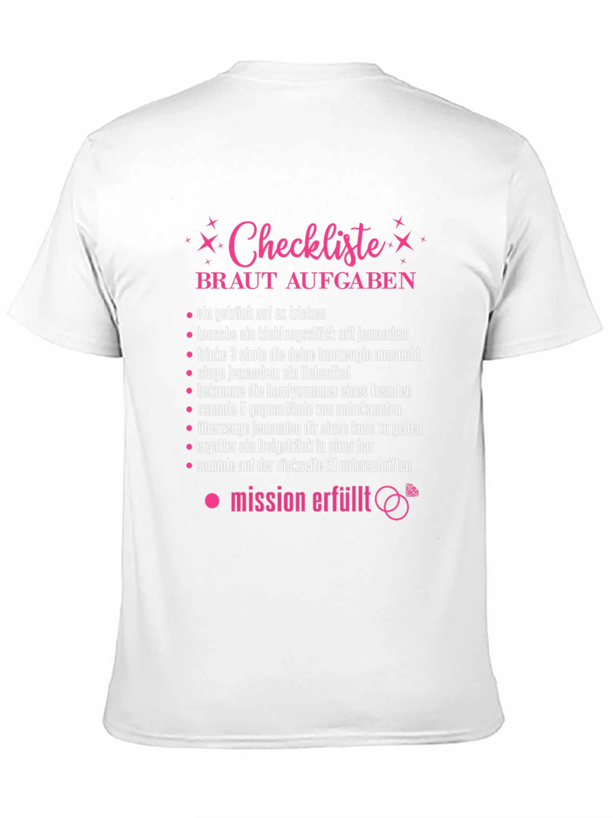 Bride To-Do List T-Shirt