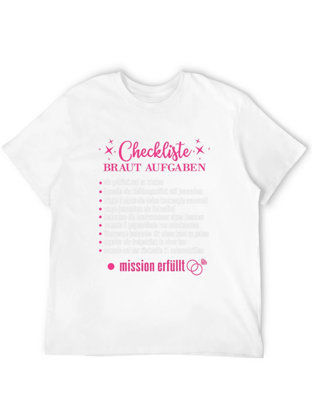 Bride To-Do List T-Shirt