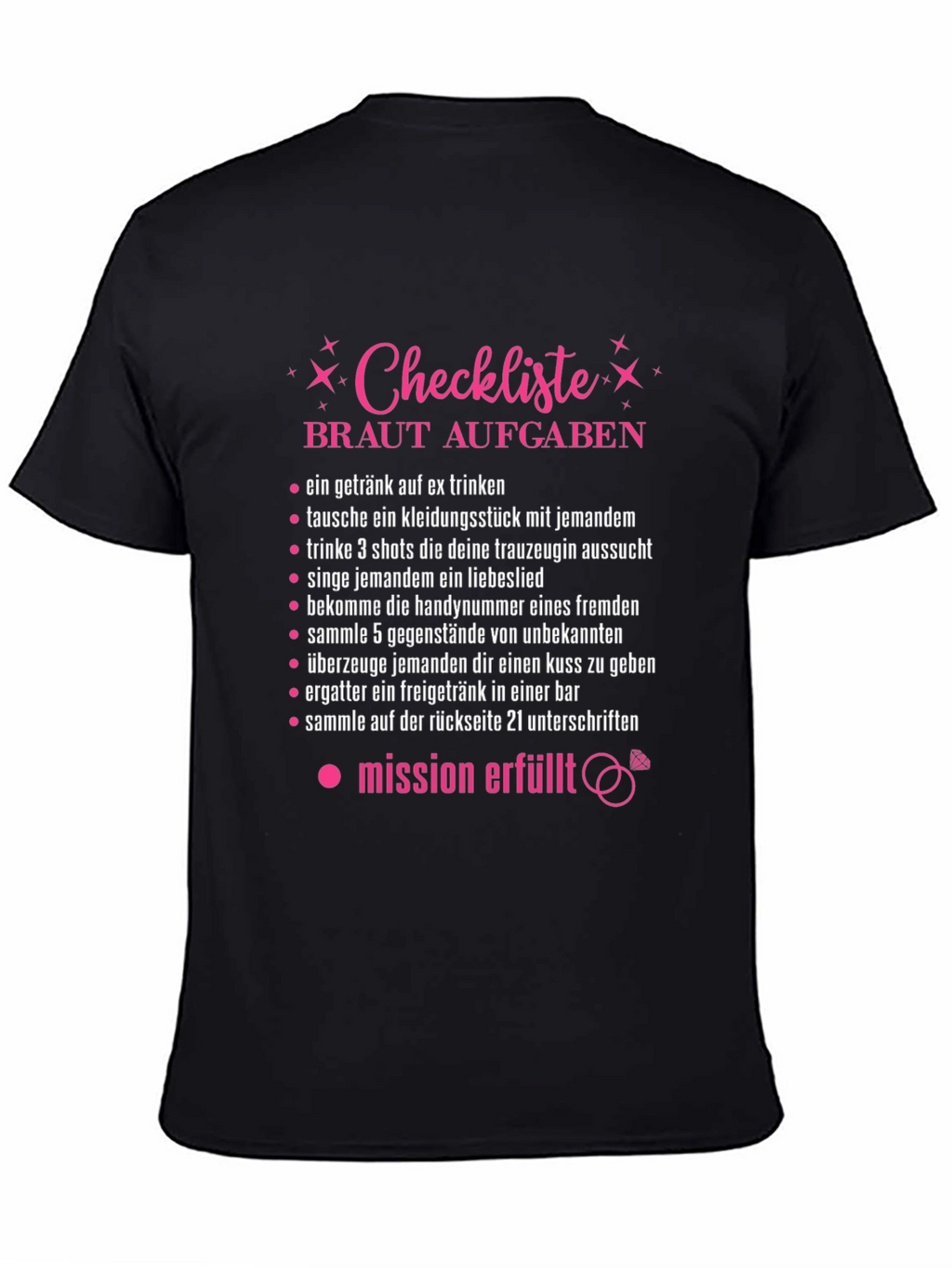 Bride To-Do List T-Shirt