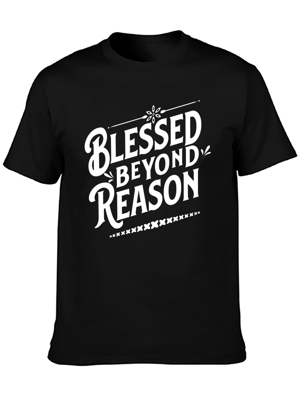 Blessed Beyond Reason Graphic Tee - Black