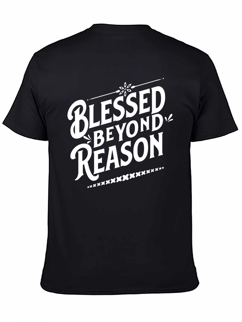 Blessed Beyond Reason Graphic Tee - Black