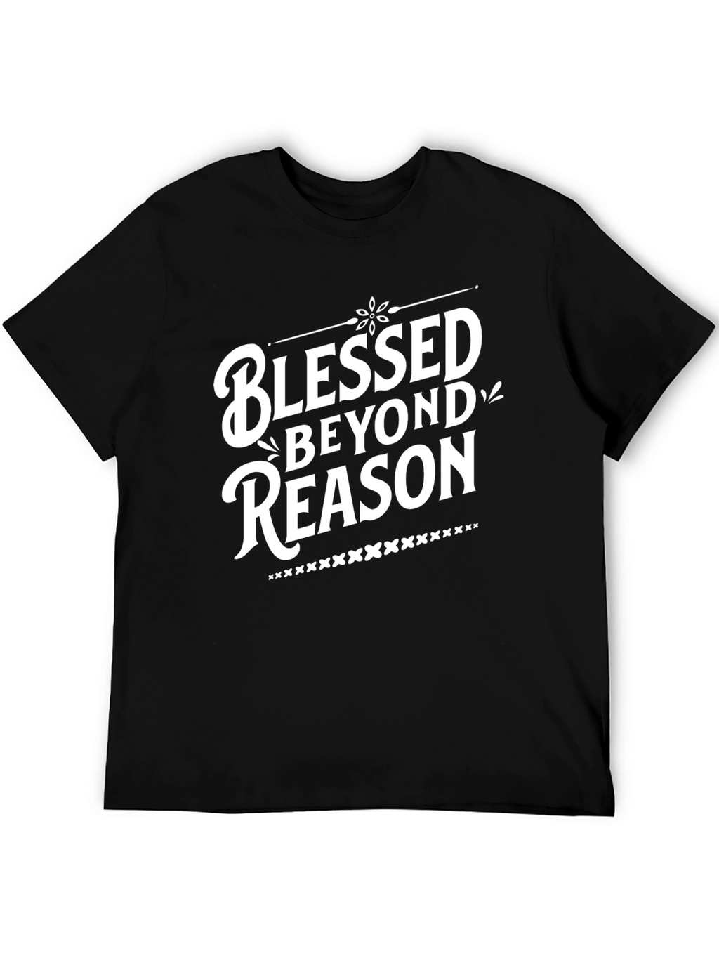 Blessed Beyond Reason Graphic Tee - Black