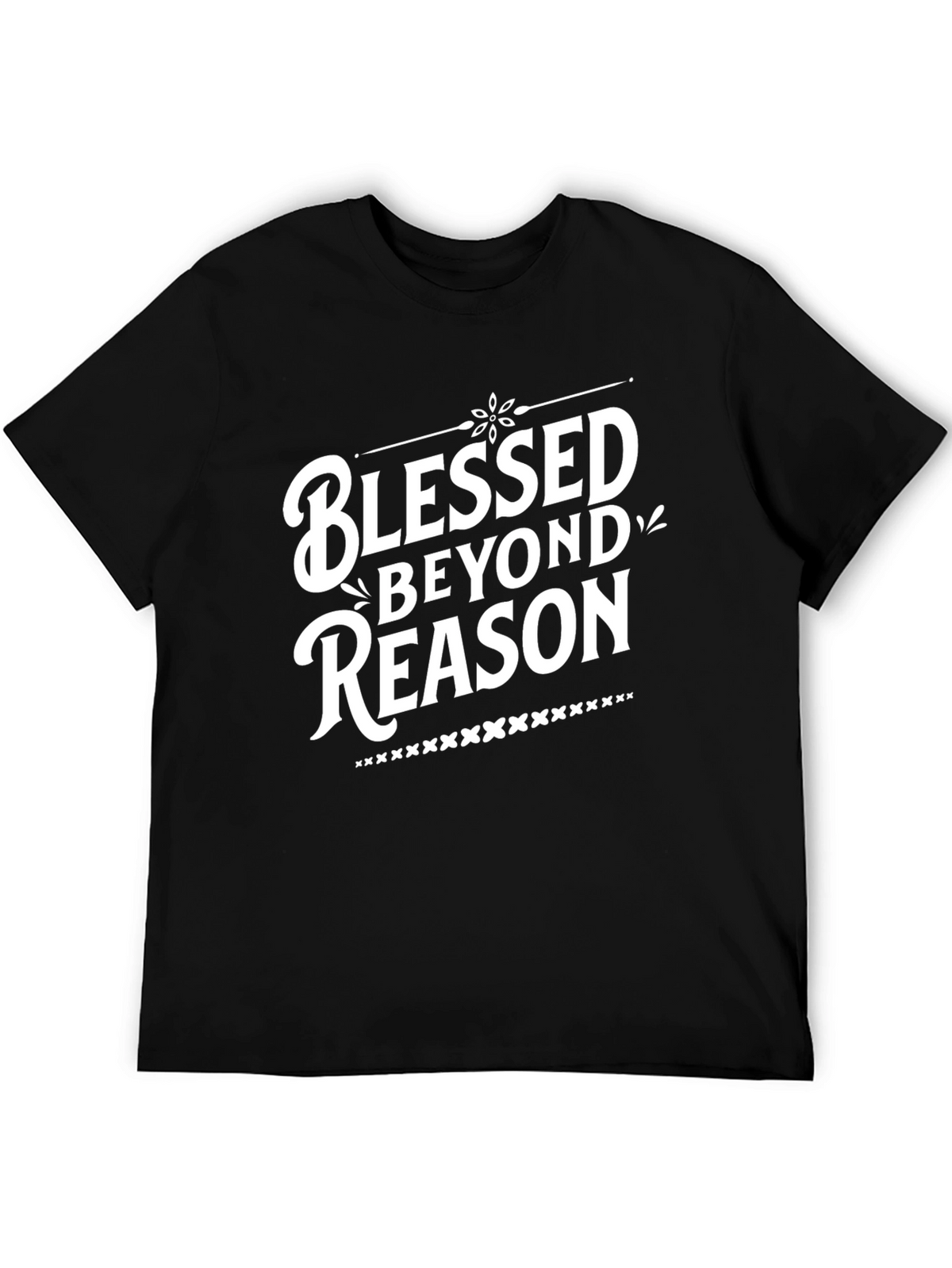 Blessed Beyond Reason Graphic Tee - Black