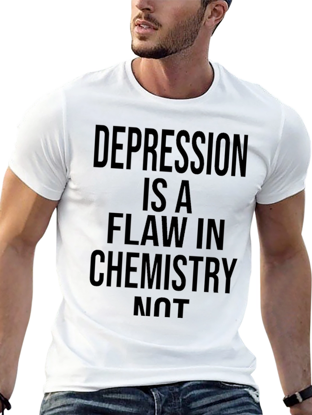 Depression is a Flaw in Chemistry Graphic Tee