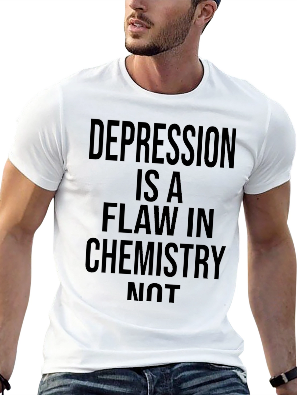 Depression is a Flaw in Chemistry Graphic Tee