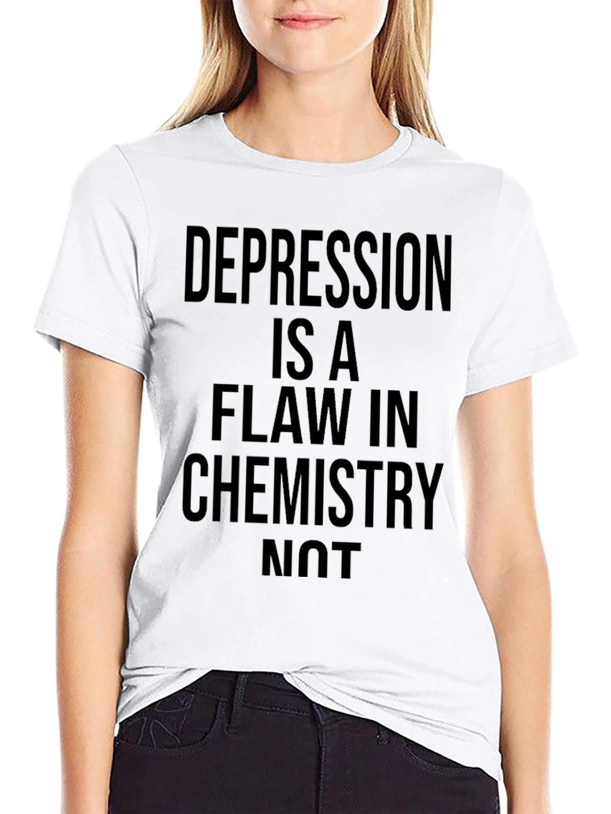 Depression is a Flaw in Chemistry Graphic Tee