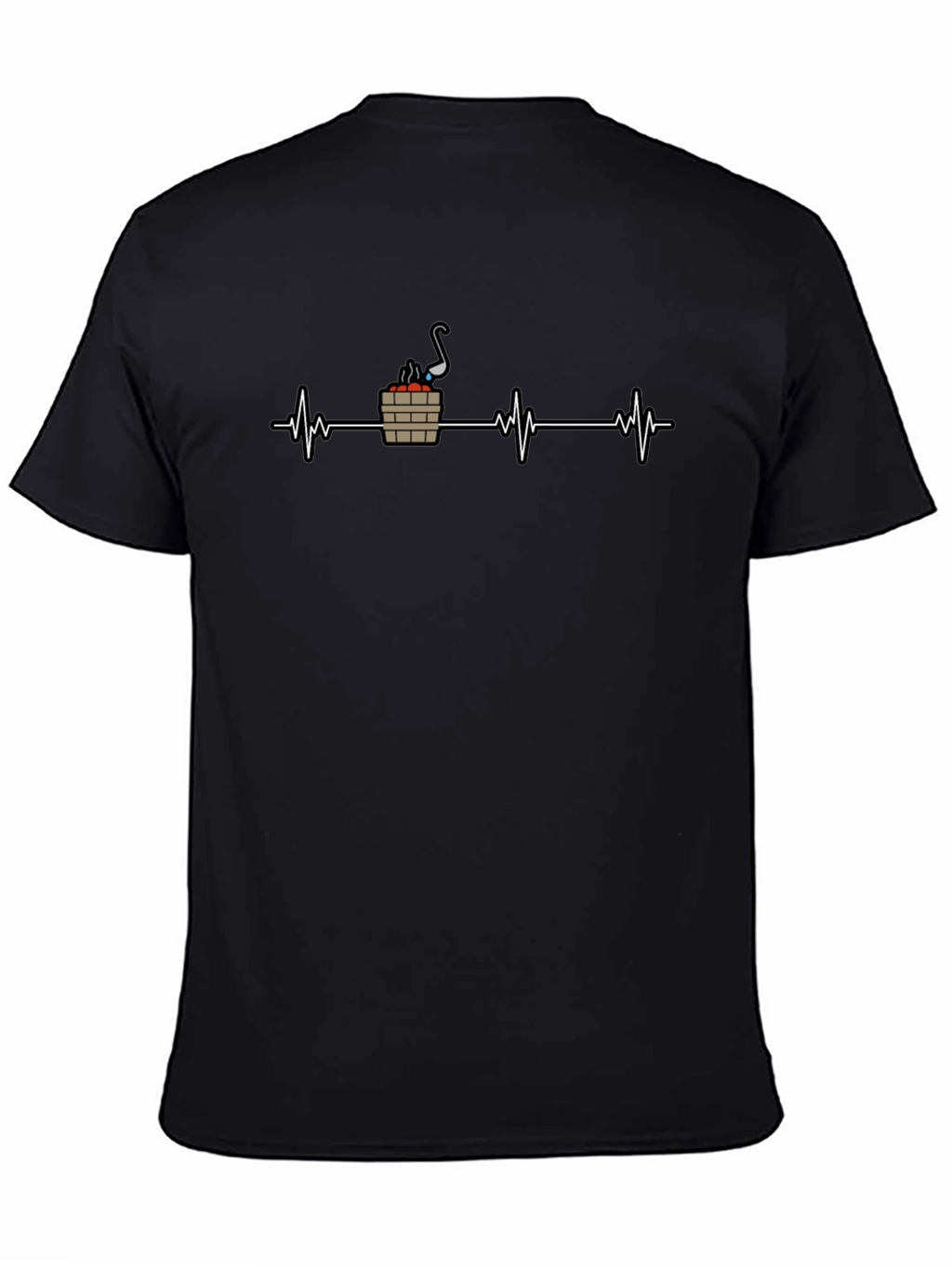 Sauna Heartbeat T-Shirt - Relax & Recharge