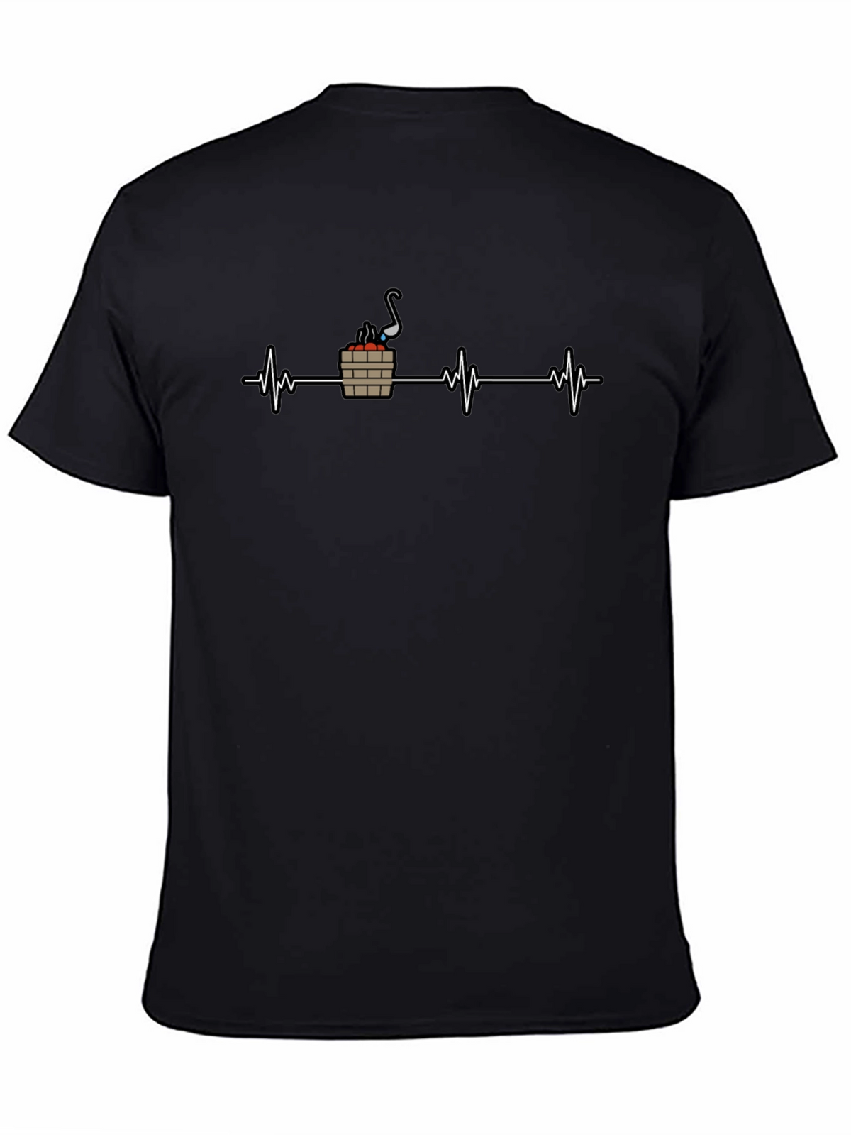 Sauna Heartbeat T-Shirt - Relax & Recharge