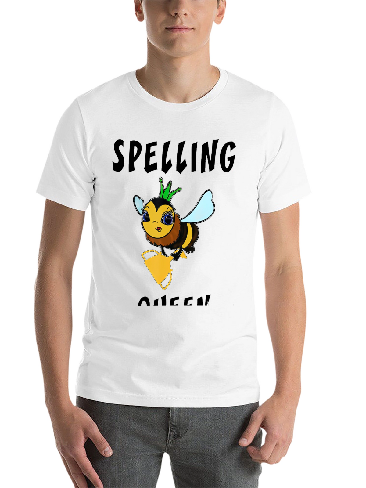 Spelling Bee Queen Black T-Shirt