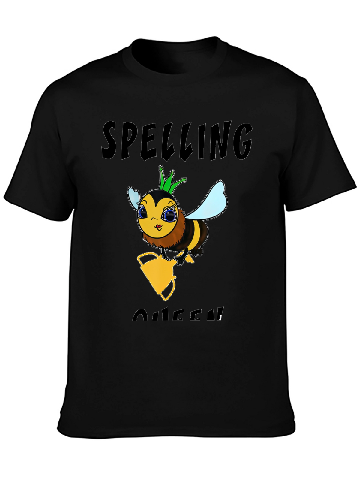 Spelling Bee Queen Black T-Shirt