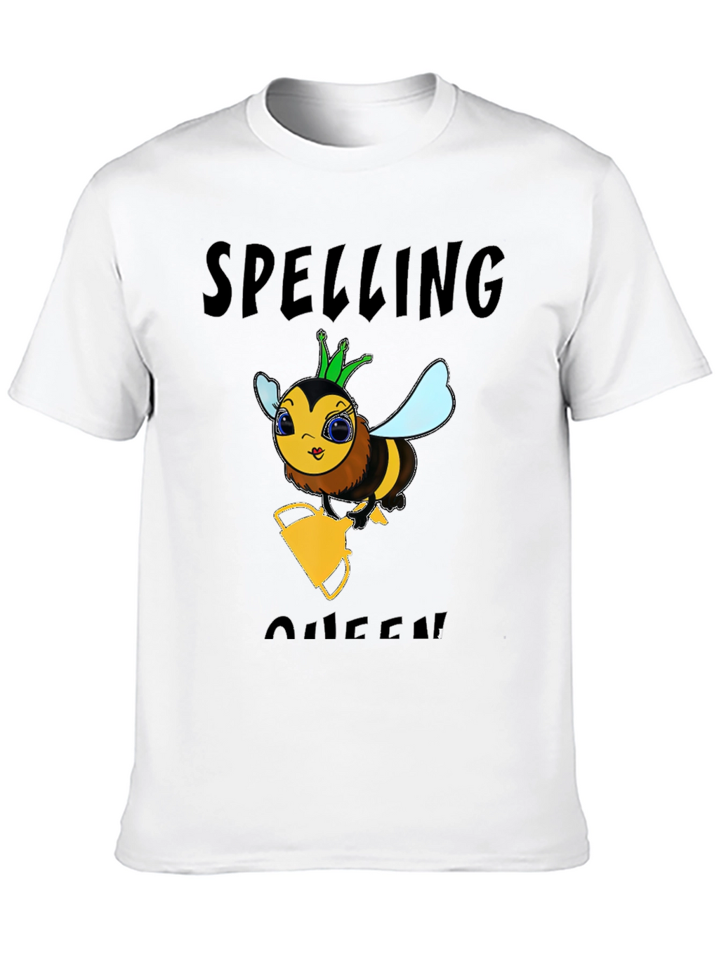 Spelling Bee Queen Black T-Shirt