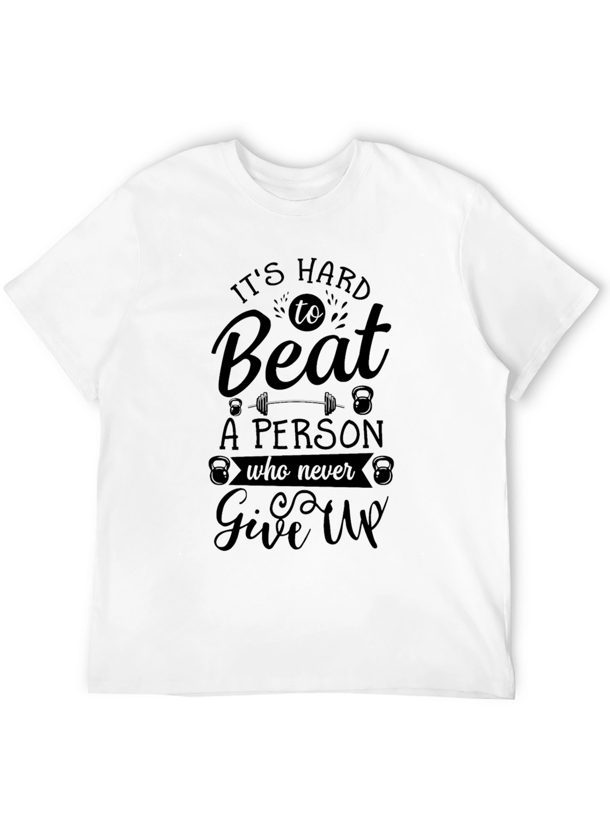 Its Hard to Beat Graphic Tee - Black