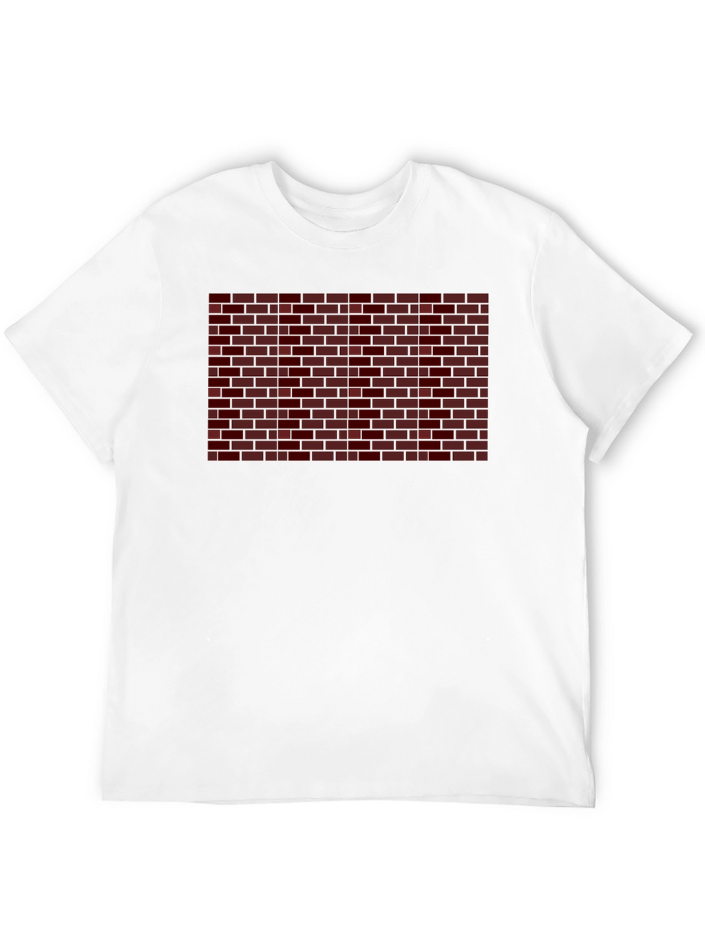 Brick Wall Graphic Print T-Shirt
