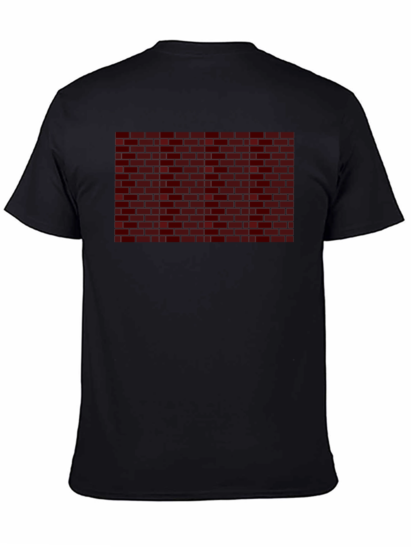 Brick Wall Graphic Print T-Shirt
