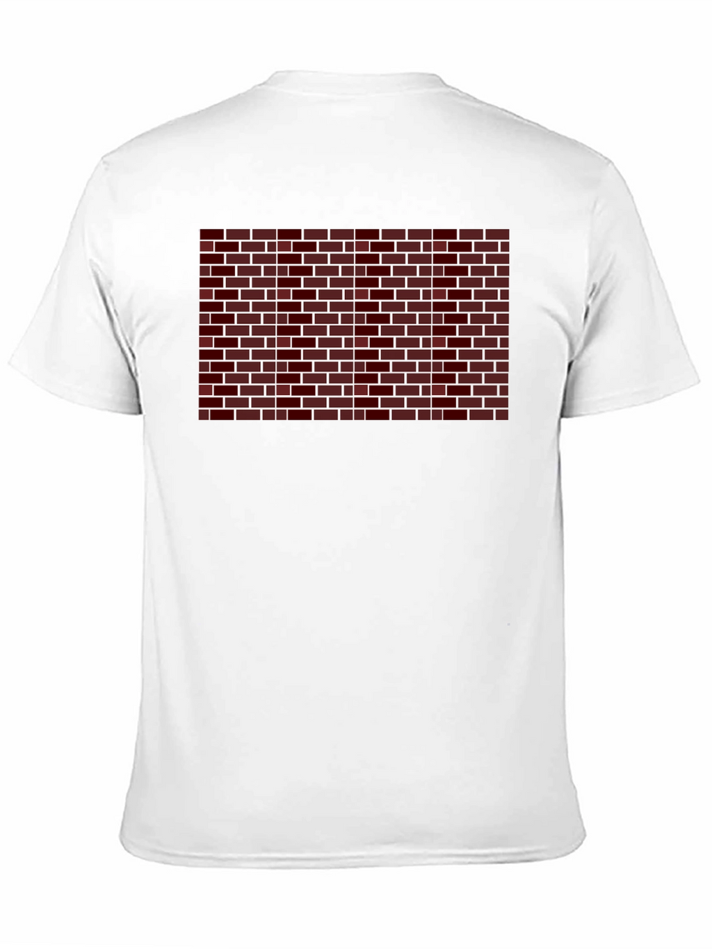 Brick Wall Graphic Print T-Shirt