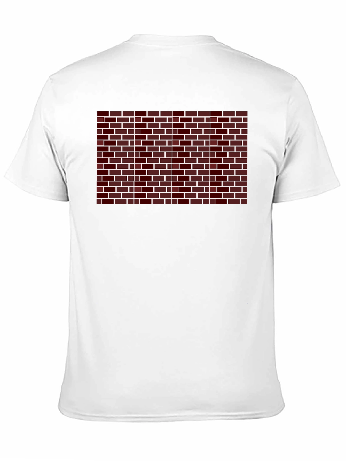 Brick Wall Graphic Print T-Shirt