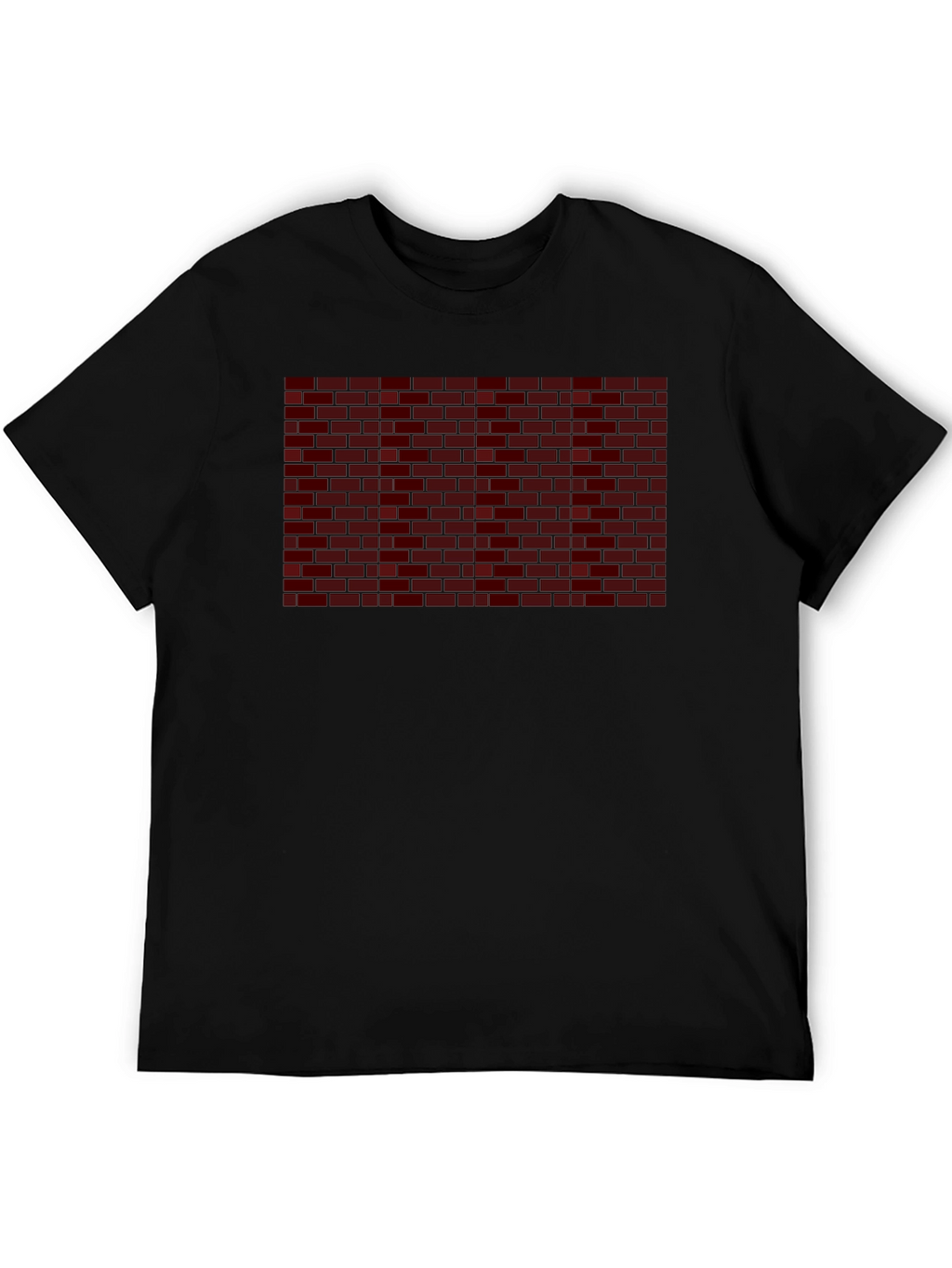 Brick Wall Graphic Print T-Shirt
