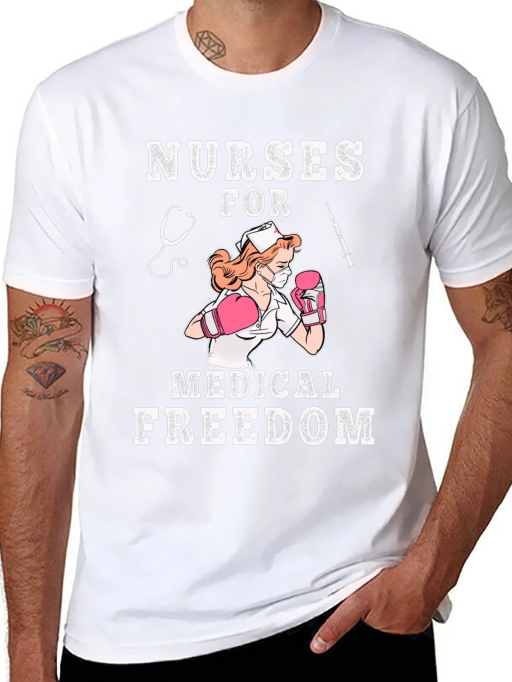 Nurses For Medical Freedom Graphic T-Shirt