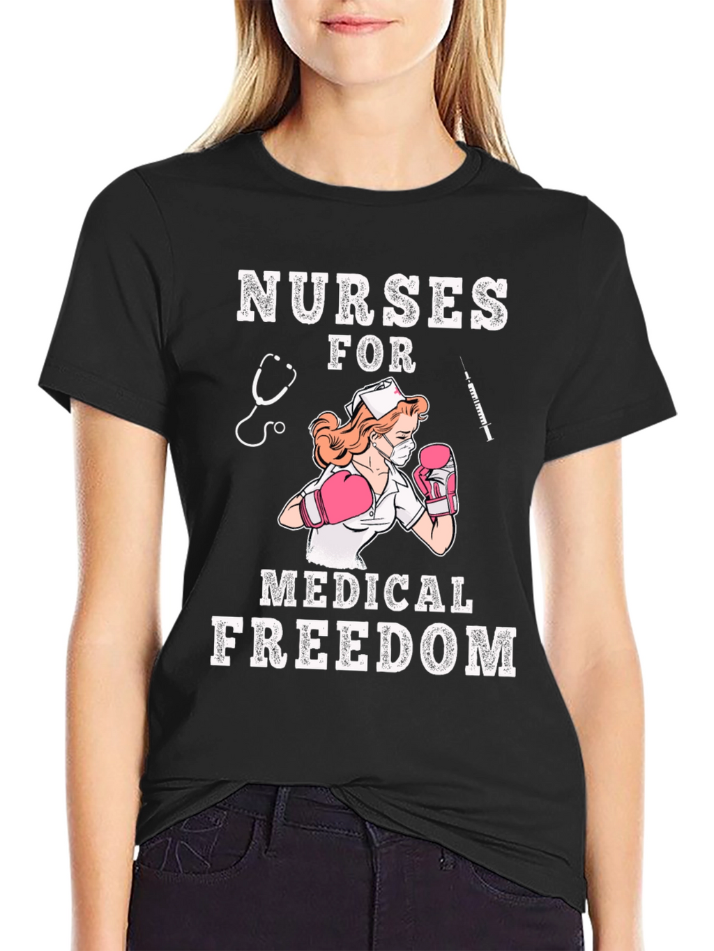 Nurses For Medical Freedom Graphic T-Shirt