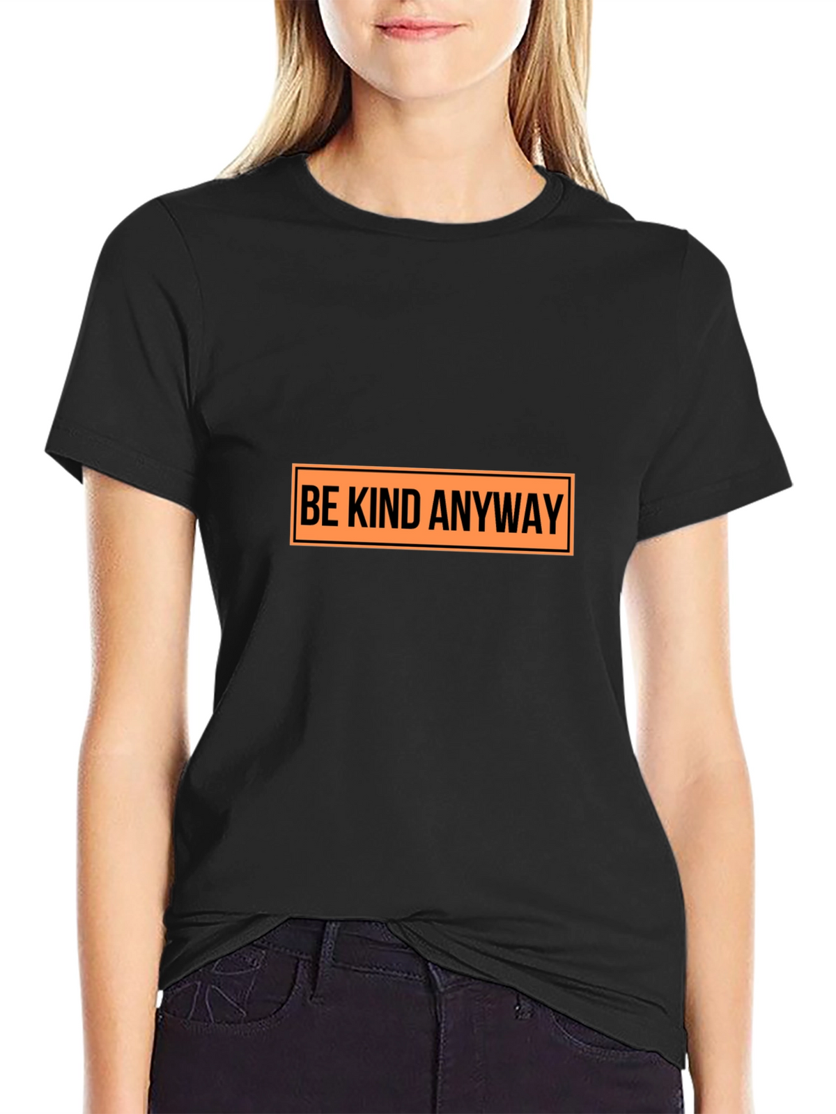 Be Kind Anyway Graphic T-Shirt - Casual Tee