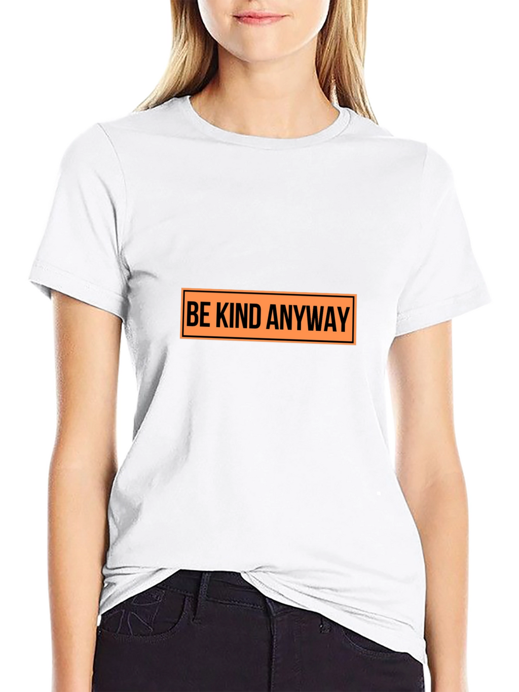 Be Kind Anyway Graphic T-Shirt - Casual Tee
