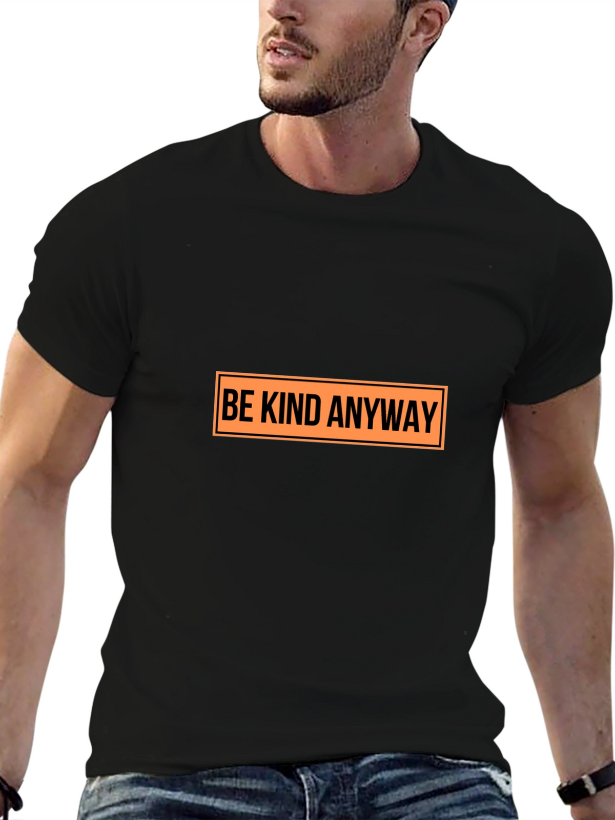 Be Kind Anyway Graphic T-Shirt - Casual Tee