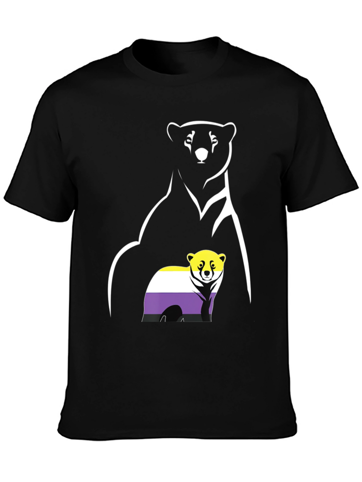 Nonbinary Pride Bear T-Shirt