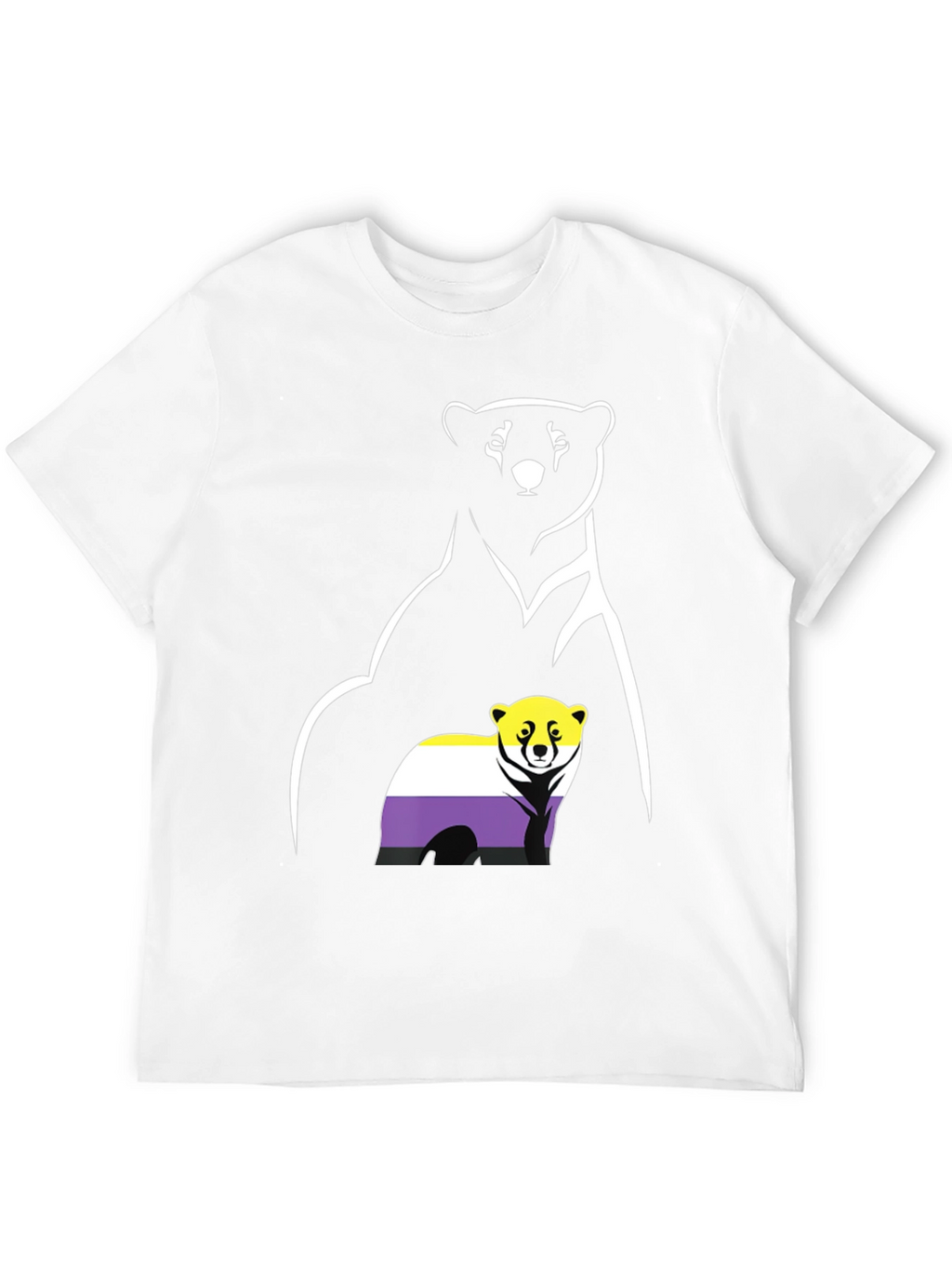 Nonbinary Pride Bear T-Shirt